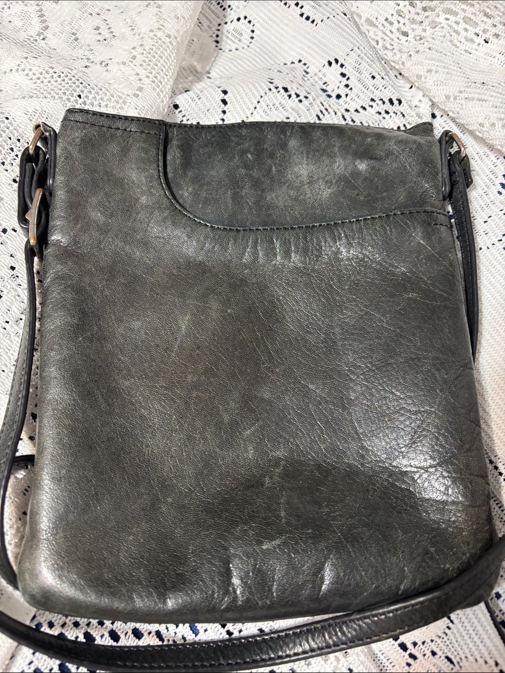 Classic Women's Crossbody Bag in Dark Gray